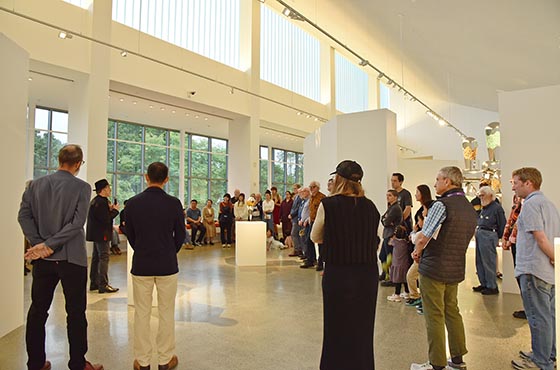 Exhibition opening at Alfred Ceramic Art Museum